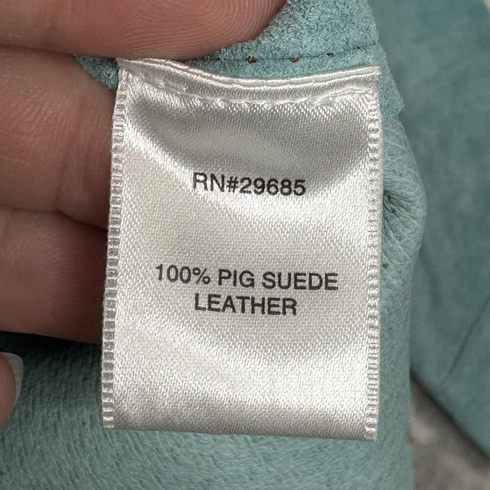 Pendleton Jacket Womens Medium Suede Leather Butt… - image 7